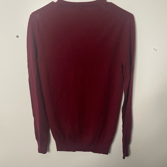 Burgundy Murano wool J.Crew sweater slim fit size XS - Picture 4 of 6